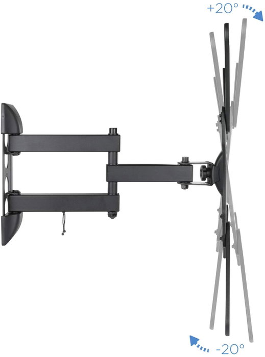 SOPORTE MONITOR-TV 23"-55" GIRO/INCLINABLE LP6055TN-B TOOQ